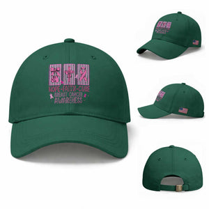 Hope Faith Cure Breast Cancer Awareness Baseball Cap Pink Ribbon Survivor Support Gift