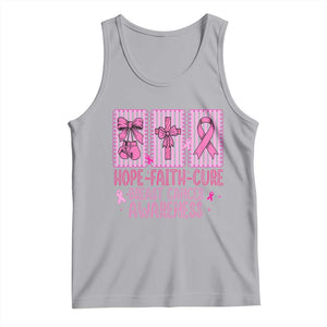 Hope Faith Cure Breast Cancer Awareness Tank Top Pink Ribbon Survivor Support Gift