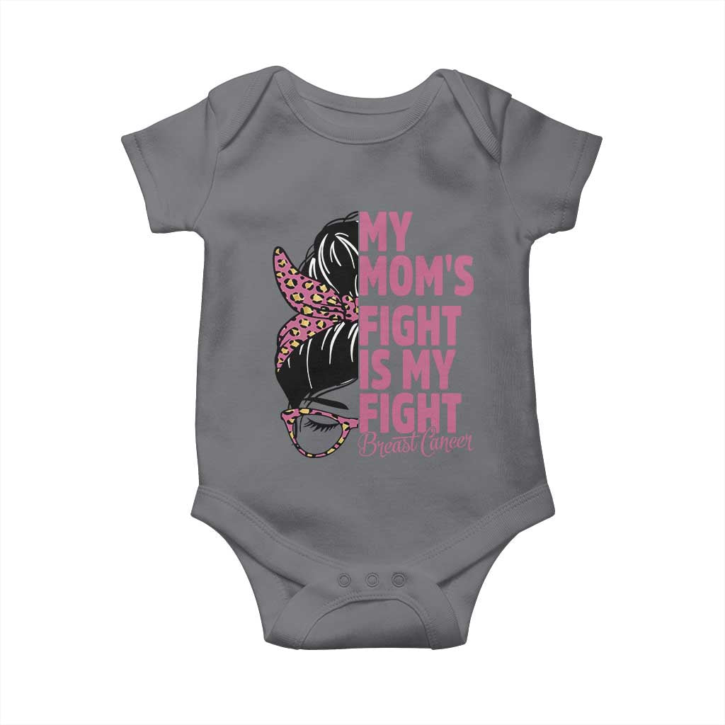 Breast Cancer Support Baby Onesie My Moms Fight My Fight