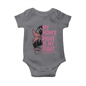Breast Cancer Support Baby Onesie My Moms Fight My Fight