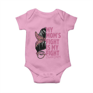 Breast Cancer Support Baby Onesie My Moms Fight My Fight