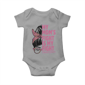 Breast Cancer Support Baby Onesie My Moms Fight My Fight