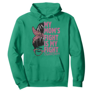 Breast Cancer Support Hoodie My Moms Fight My Fight