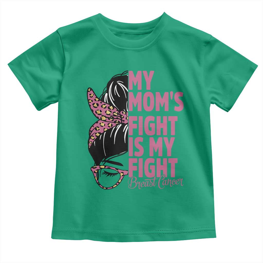 Breast Cancer Support Toddler T Shirt My Moms Fight My Fight