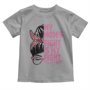 Breast Cancer Support Toddler T Shirt My Moms Fight My Fight