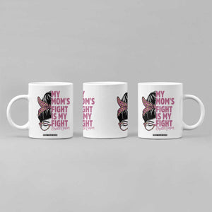 Breast Cancer Support Coffee Mug My Moms Fight My Fight