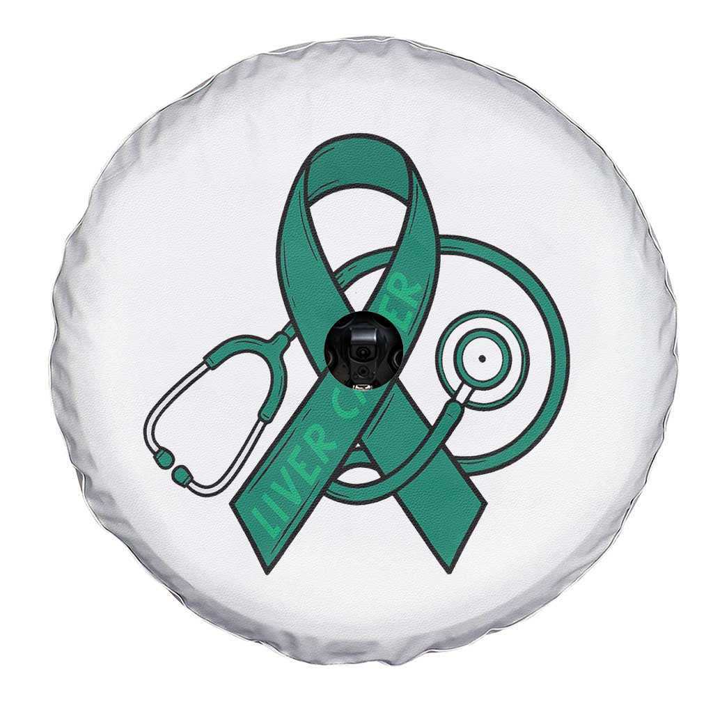 Liver Cancer Strong Nurse Warrior Spare Tire Cover Stethoscope Healthcare Support Gift