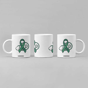 Liver Cancer Strong Nurse Warrior Coffee Mug Stethoscope Healthcare Support Gift