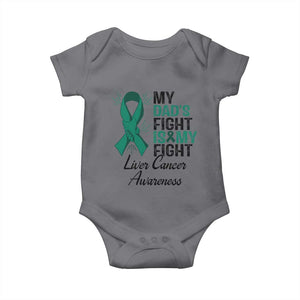 Liver Cancer Support Warrior Gift Baby Onesie My Dad Fight My Fight