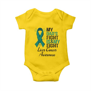 Liver Cancer Support Warrior Gift Baby Onesie My Dad Fight My Fight
