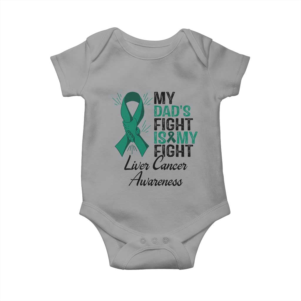 Liver Cancer Support Warrior Gift Baby Onesie My Dad Fight My Fight