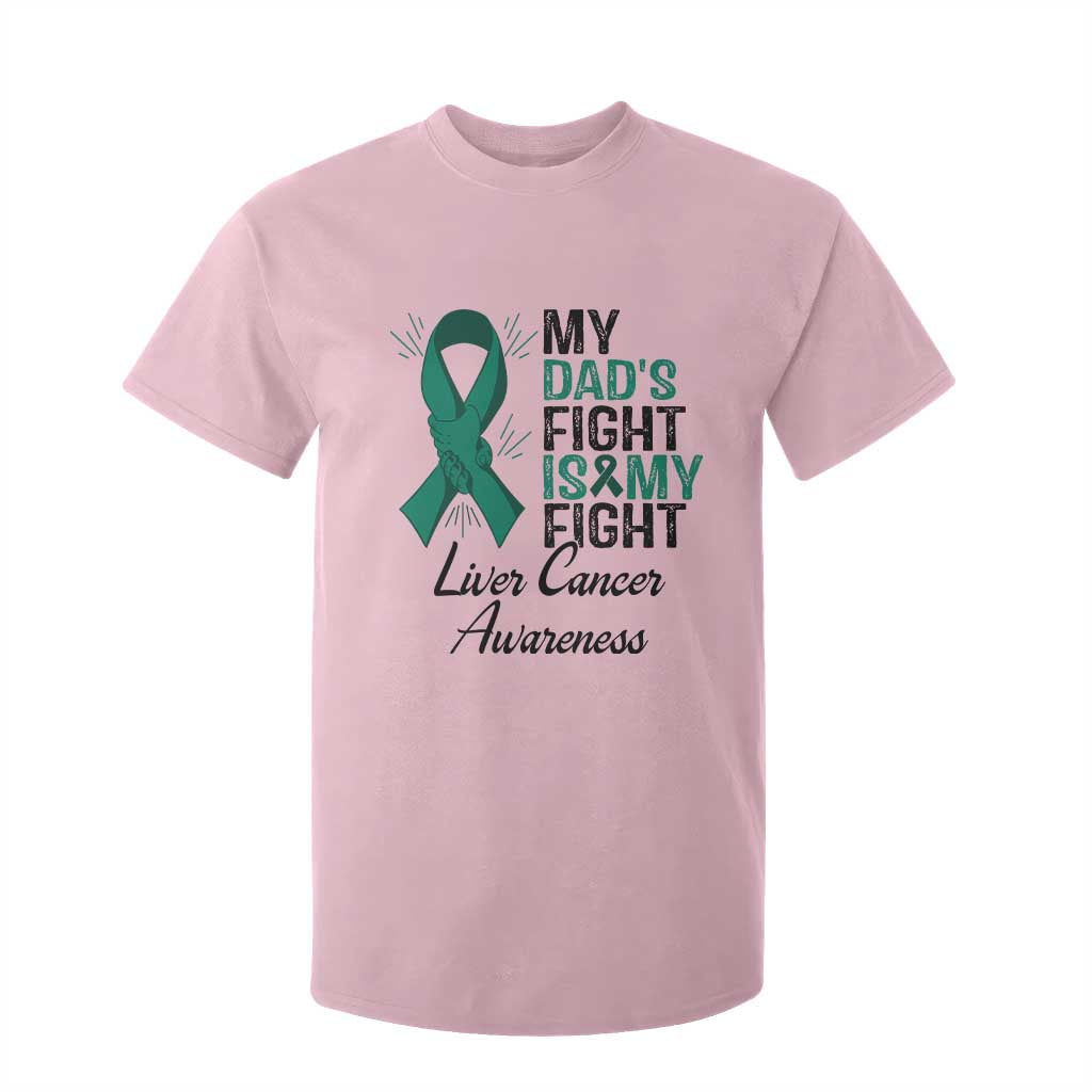 Liver Cancer Support Warrior Gift T Shirt For Kid My Dad Fight My Fight