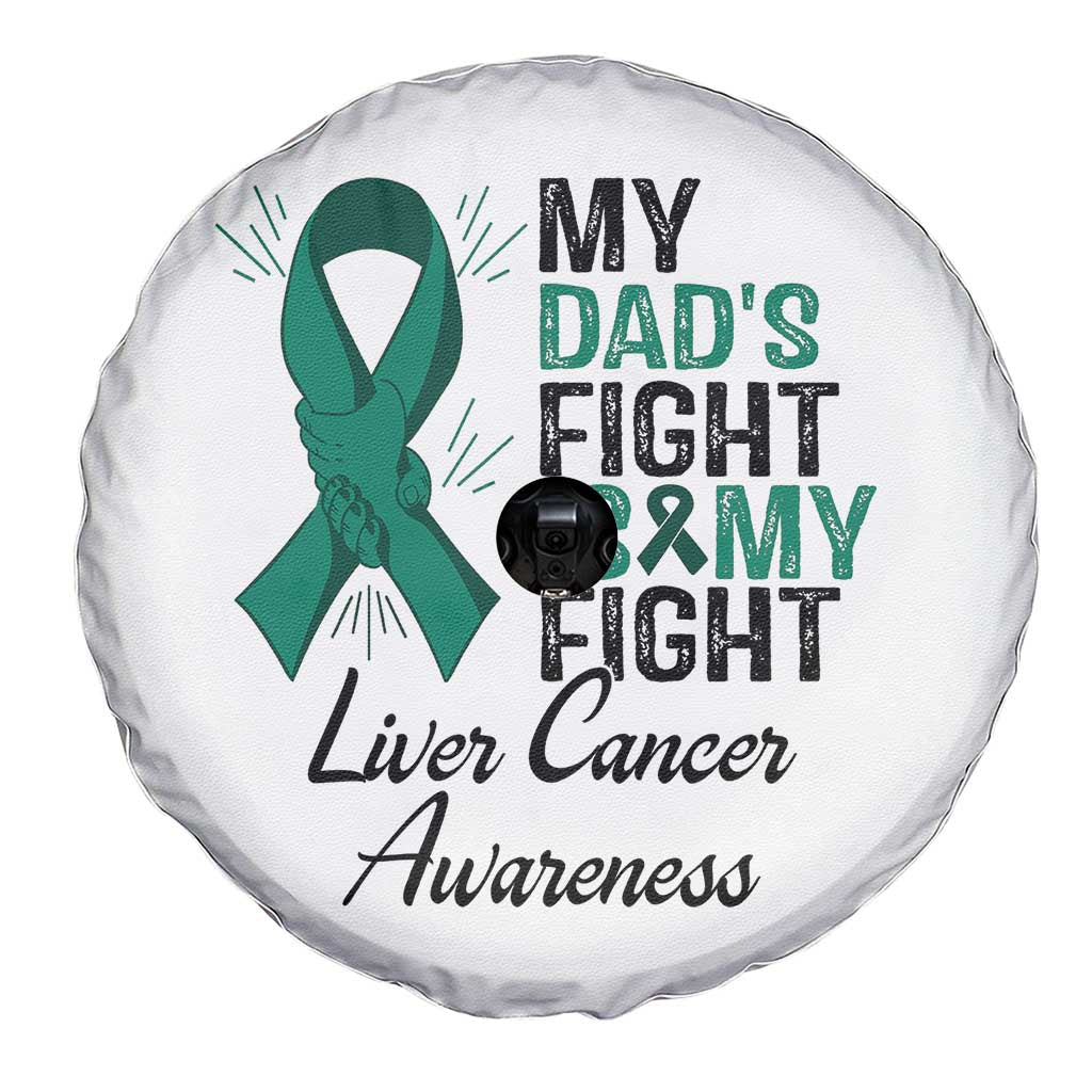 Liver Cancer Support Warrior Gift Spare Tire Cover My Dad Fight My Fight