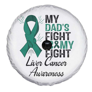 Liver Cancer Support Warrior Gift Spare Tire Cover My Dad Fight My Fight