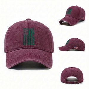 Strike Out Liver Cancer Baseball Washed Cotton Baseball Cap American Flag Support Gift