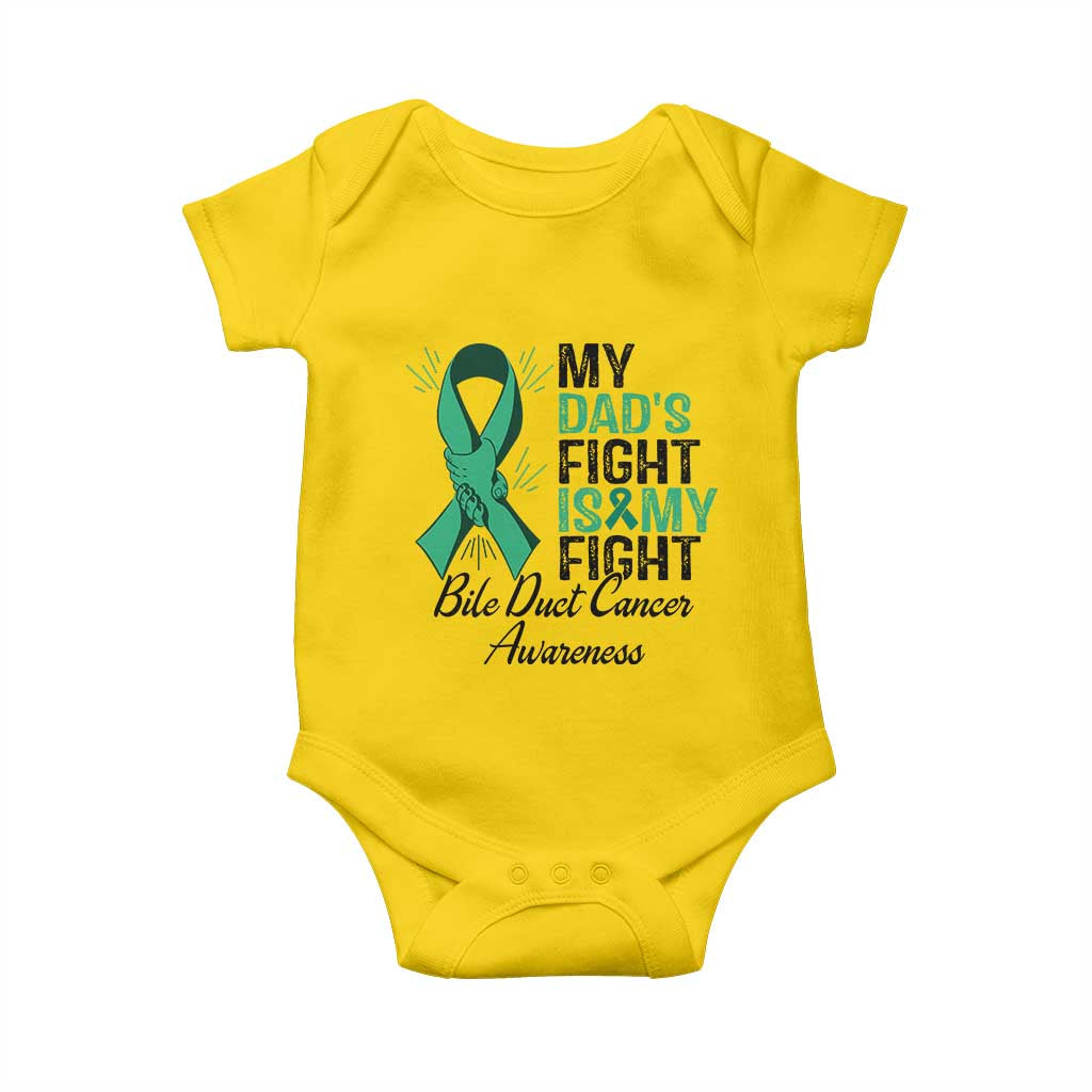 Cholangiocarcinoma Support Warrior Gift Baby Onesie My Dad Fight My Fight