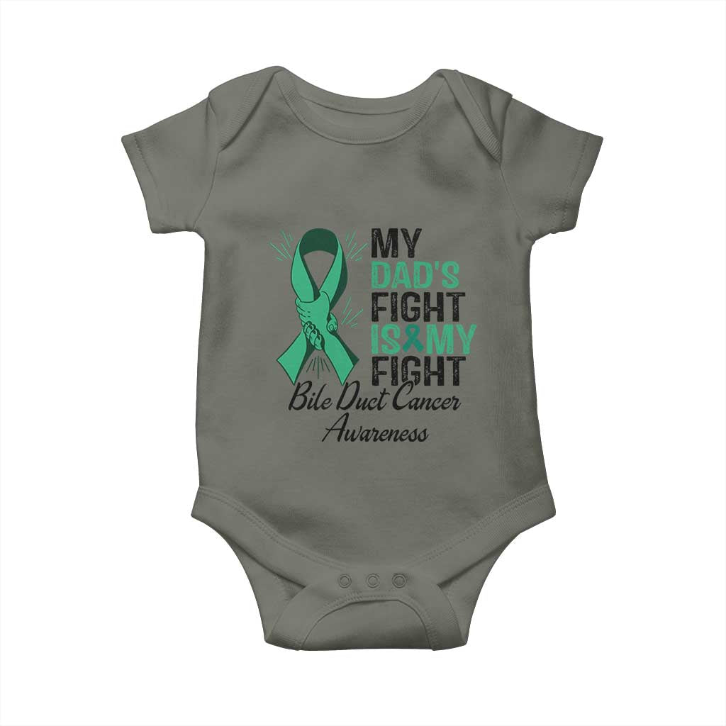 Cholangiocarcinoma Support Warrior Gift Baby Onesie My Dad Fight My Fight