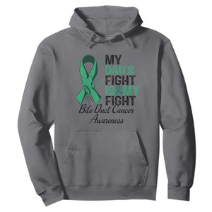 Cholangiocarcinoma Support Warrior Gift Hoodie My Dad Fight My Fight