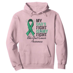 Cholangiocarcinoma Support Warrior Gift Hoodie My Dad Fight My Fight