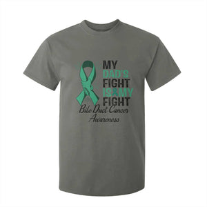 Cholangiocarcinoma Support Warrior Gift T Shirt For Kid My Dad Fight My Fight