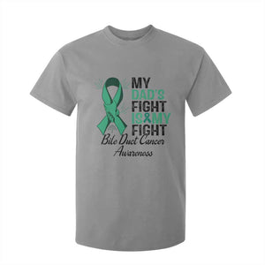 Cholangiocarcinoma Support Warrior Gift T Shirt For Kid My Dad Fight My Fight