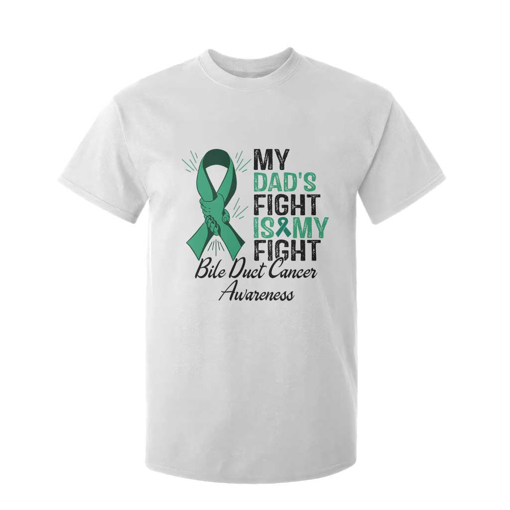 Cholangiocarcinoma Support Warrior Gift T Shirt For Kid My Dad Fight My Fight