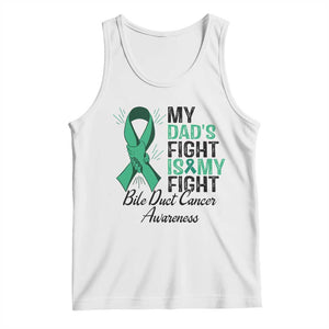Cholangiocarcinoma Support Warrior Gift Tank Top My Dad Fight My Fight