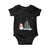 Christmas Snowman Baby Onesie Funny Snowmen With Christmas Tree TS12 Black Print Your Wear
