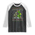 Christmas Snowman Squad Raglan Shirt Funny Holiday Snowmen With Xmas Tree TS12 Black White Print Your Wear