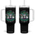 Christmas Snowman Tumbler With Handle Chillin With My Snowmies Cute Winter TS12 One Size: 40 oz Black Print Your Wear