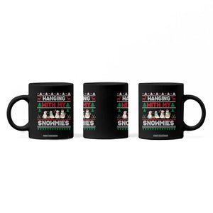 Christmas Snowman Coffee Mug Hanging With My Snowmies Merry Xmas TS12 Print Your Wear