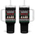 Christmas Snowman Tumbler With Handle Hanging With My Snowmies Merry Xmas TS12 One Size: 40 oz Black Print Your Wear
