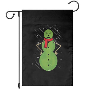 Christmas Snowman Garden Flag Funny Angry Snowmen TS12 Black Print Your Wear
