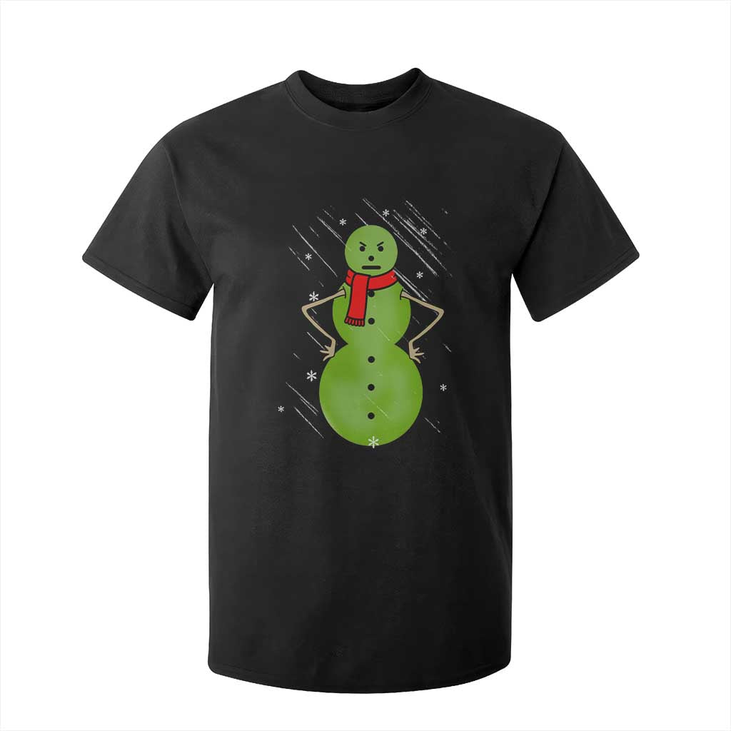 Christmas Snowman T Shirt For Kid Funny Angry Snowmen TS12 Black Print Your Wear