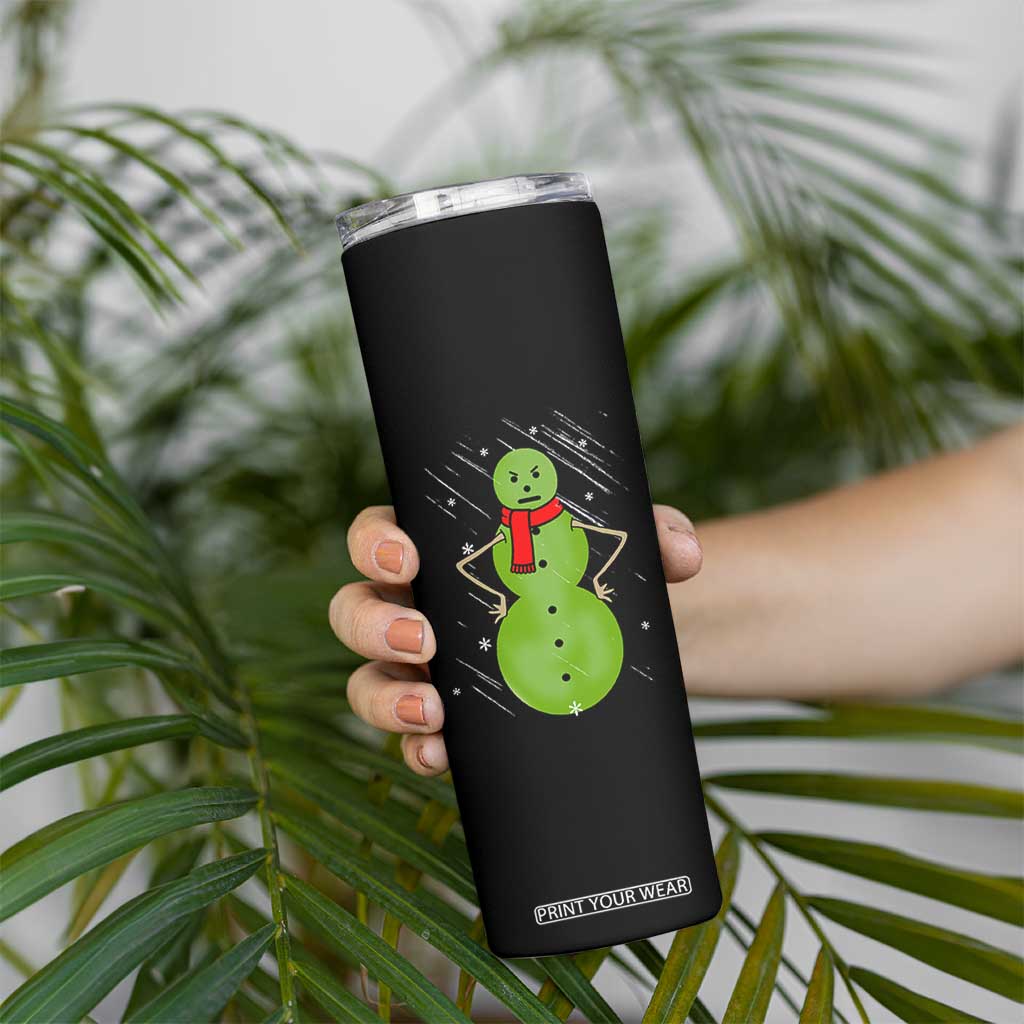 Christmas Snowman Skinny Tumbler Funny Angry Snowmen TS12 Print Your Wear
