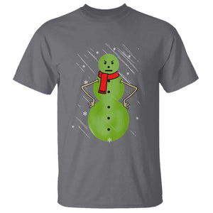 Christmas Snowman T Shirt Funny Angry Snowmen TS12 Charcoal Print Your Wear