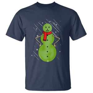 Christmas Snowman T Shirt Funny Angry Snowmen TS12 Navy Print Your Wear