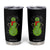 Christmas Snowman Tumbler Cup Funny Angry Snowmen TS12 Black Print Your Wear