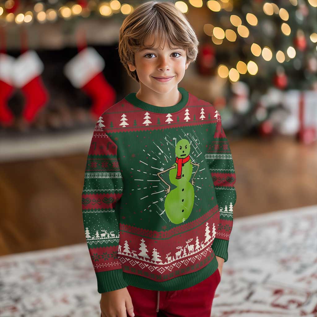 Xmas Snowman Ugly Christmas Sweater Funny Angry Snowmen TS12 Christmas Print Your Wear