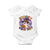 Cute Halloween Ghost Baby Onesie Spooky Vibes Only With Pumpkin TS12 White Print Your Wear