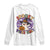 Cute Halloween Ghost Long Sleeve Shirt Spooky Vibes Only With Pumpkin TS12 White Print Your Wear