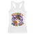 Cute Halloween Ghost Racerback Tank Top Spooky Vibes Only With Pumpkin TS12 White Print Your Wear