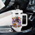 Cute Halloween Ghost Tumbler With Handle Spooky Vibes Only With Pumpkin TS12 Print Your Wear