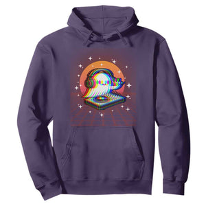 Halloween Ghost Hoodie Funny Trippy Vaporwave DJ Music Party TS12 Purple Print Your Wear