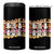 Bookish Ghost Halloween 4 in 1 Can Cooler Tumbler Funny Book Lover And Spooky Squad TS12 One Size: 16 oz Black Print Your Wear
