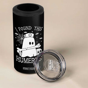 Cute Halloween Nurse I Found This Humerus Ghost Bone Pun 4 in 1 Can Cooler Tumbler TS12 Print Your Wear