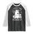 Cute Halloween Nurse I Found This Humerus Ghost Bone Pun Raglan Shirt TS12 Black White Print Your Wear