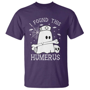 Cute Halloween Nurse I Found This Humerus Ghost Bone Pun T Shirt TS12 Purple Print Your Wear
