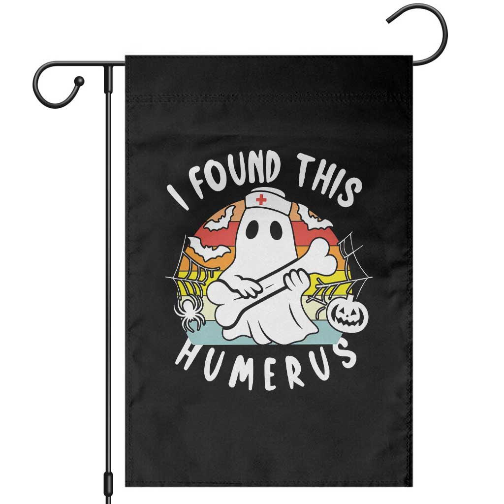 Halloween Ghost Nurse Garden Flag I Found This Humerus Bone Pun TS12 Black Print Your Wear