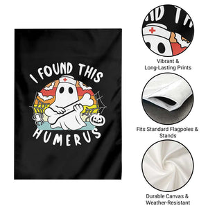 Halloween Ghost Nurse Garden Flag I Found This Humerus Bone Pun TS12 Print Your Wear